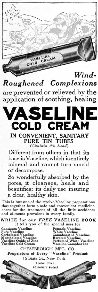1910 Vaseline Cold Cream