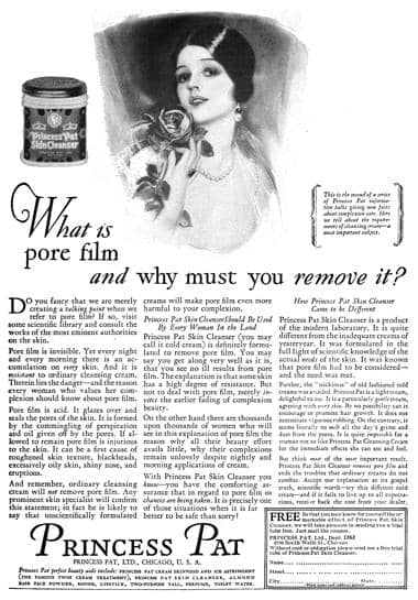 1927 Princess Pat Skin Cleanser