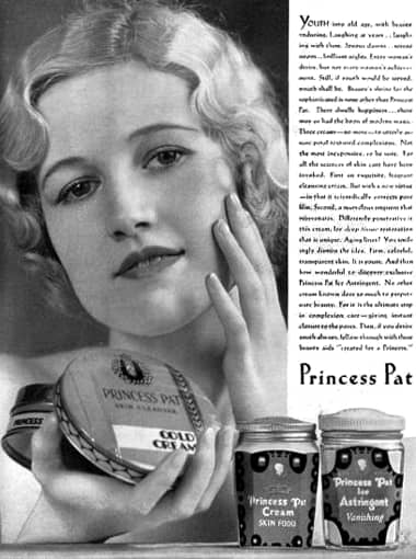 1931 Princess Pat Cold Cream