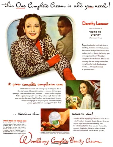 1945 Woodbury Complete Beauty Cream