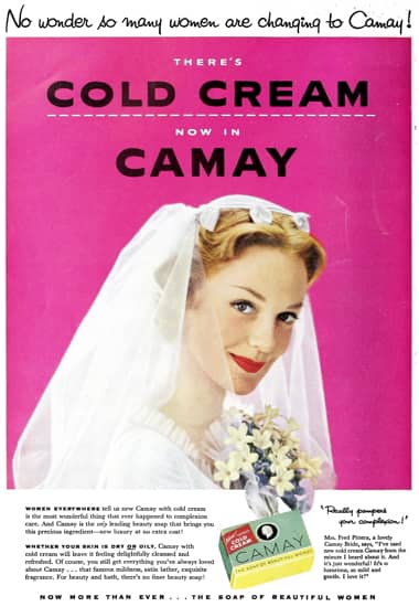 1954 Camay Cold Cream Soap