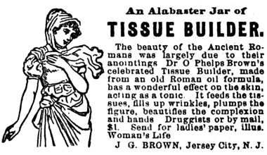 1892 Dr Browns Tissue Builder
