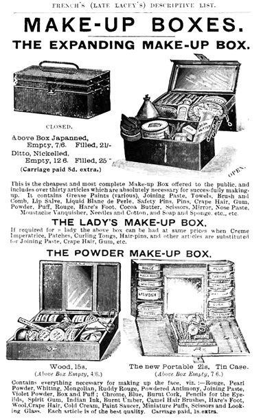 1901 Make-up boxes