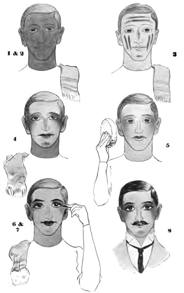 1905 Straight male make-up