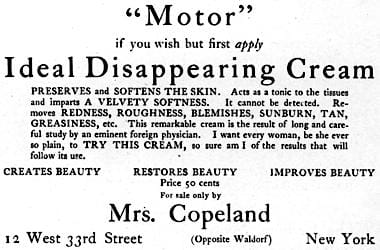 1907 Ideal Disappearing Cream
