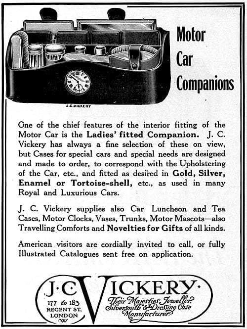 1915 Vickery Ladies Fitted Companion