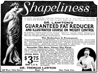 1923 Lawton Fat Reducer