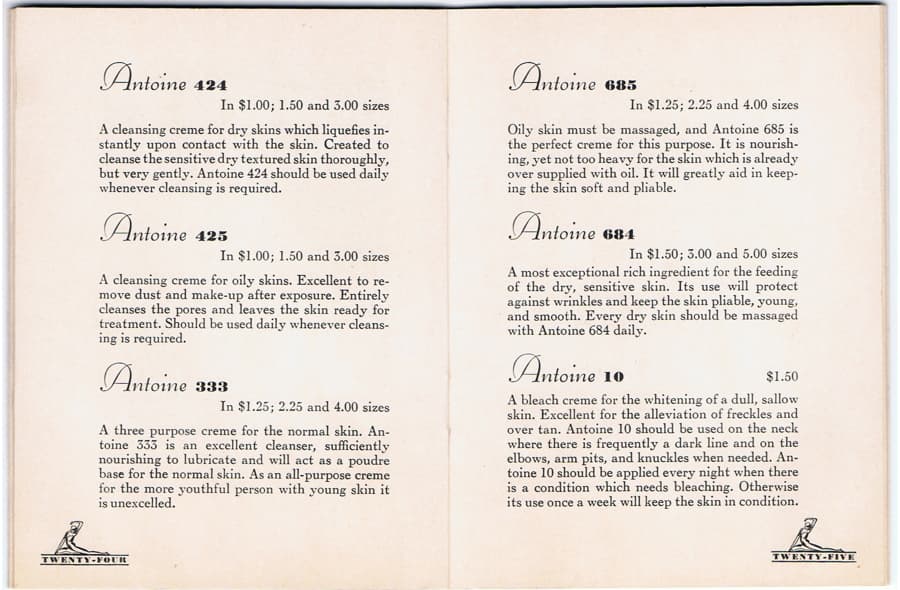 1932 Antoine de Paris his Method pages 24-25