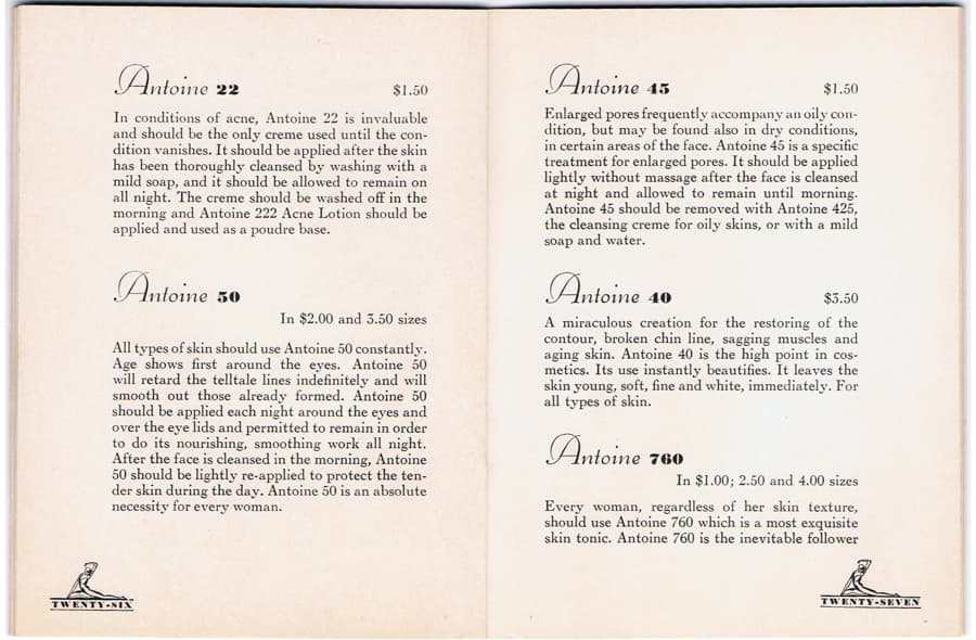 1932 Antoine de Paris his Method pages 26-27
