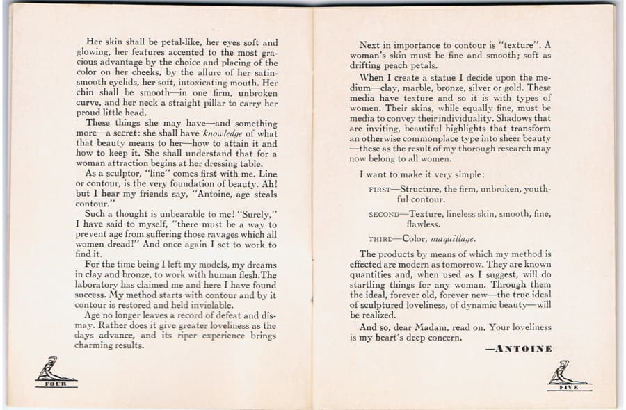 1932 Antoine de Paris his Method pages 4-5