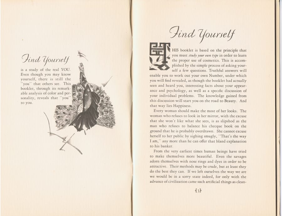 1929 Find Yourself pages 2-3