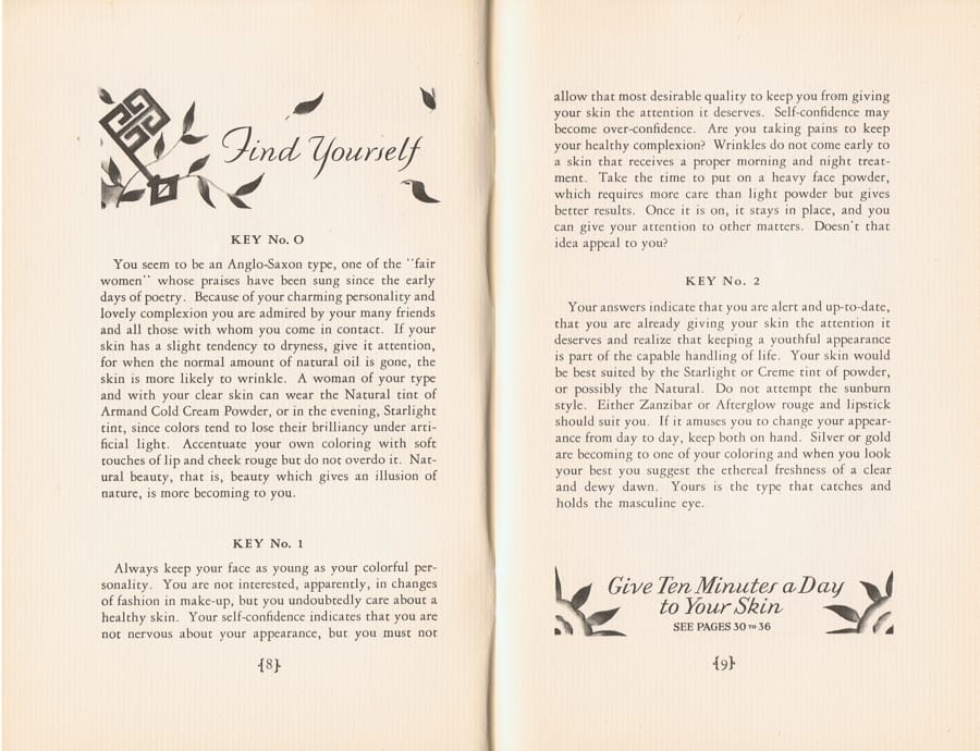 1929 Find Yourself pages 8-9