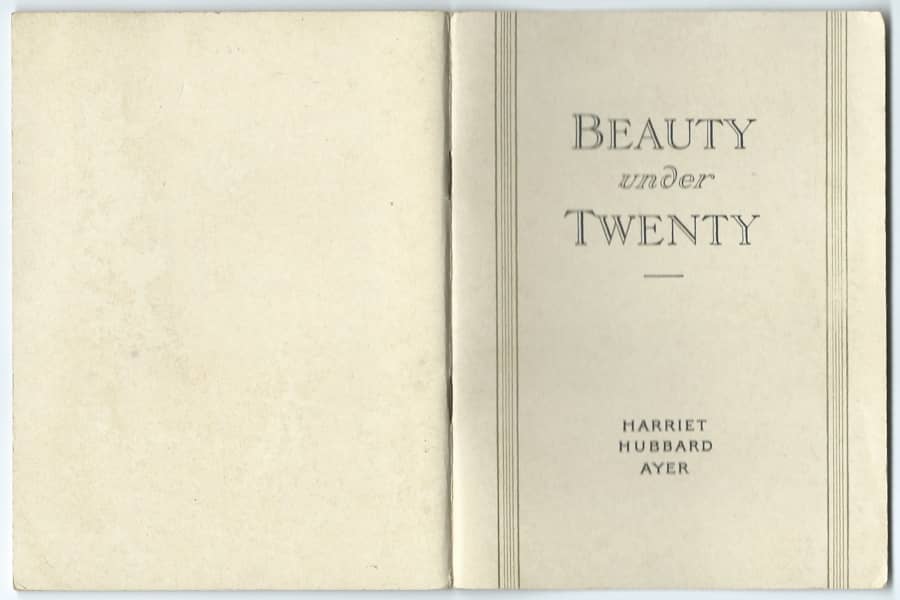 1933 Beauty Under Twenty cover
