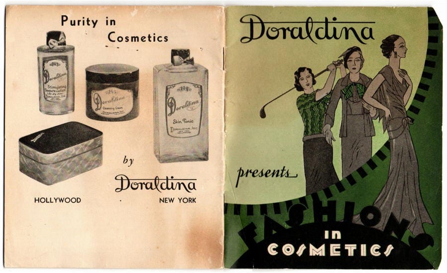 Doraldina presents fashions in cosmetics Cover