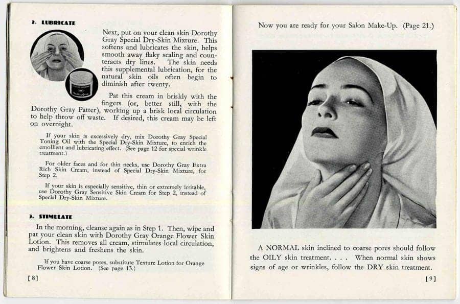 1939 Your Lovely Skin pages 8-9