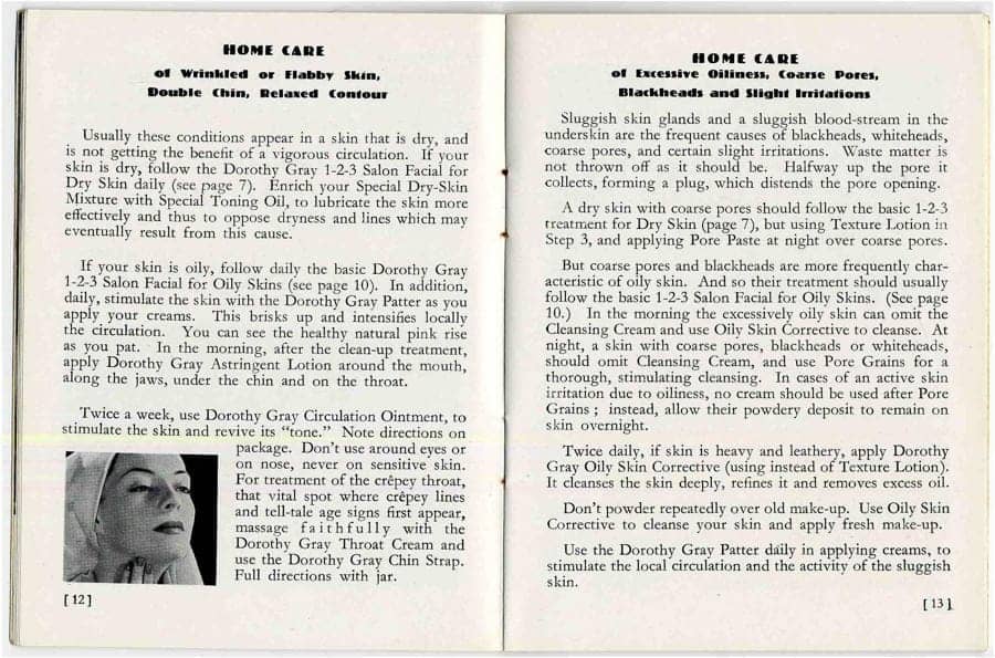 1939 Your Lovely Skin pages 12-13