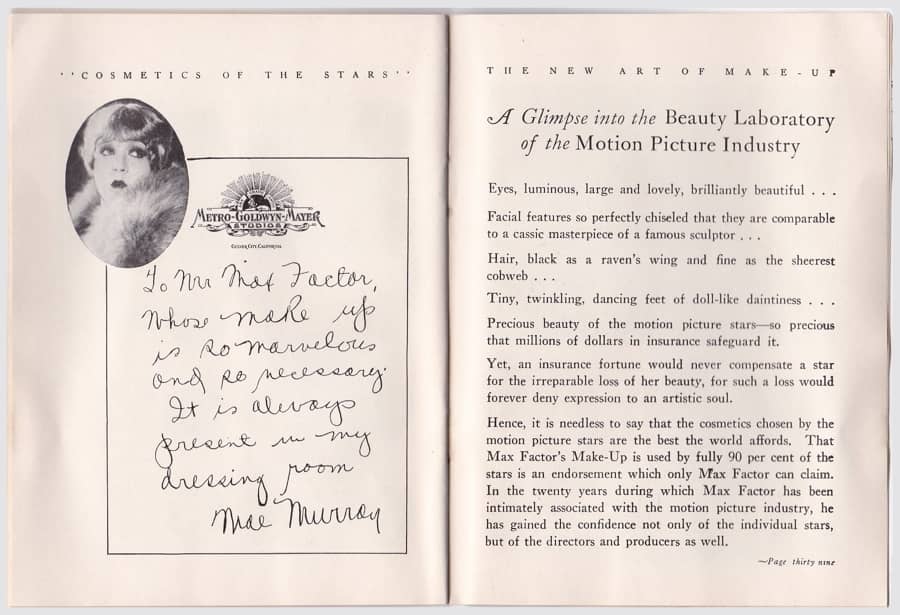 1929 The New Art of Society Make-up pages 36-37