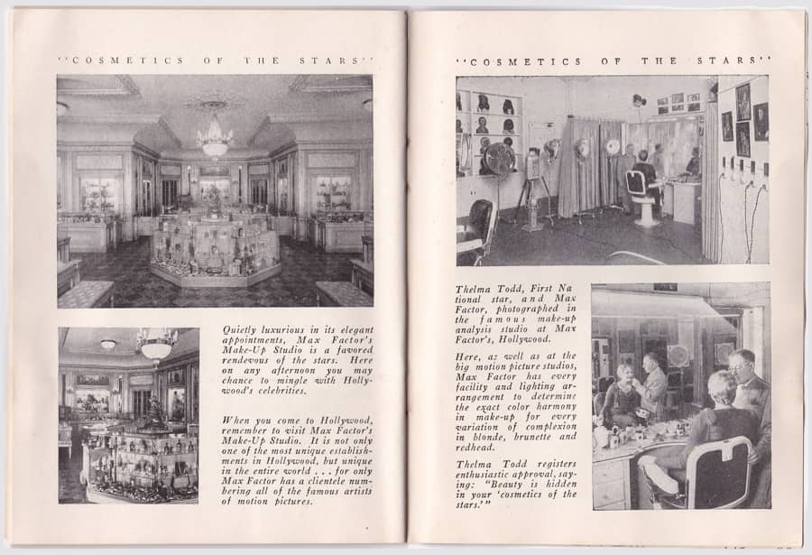 1929 The New Art of Society Make-up pages 38-39