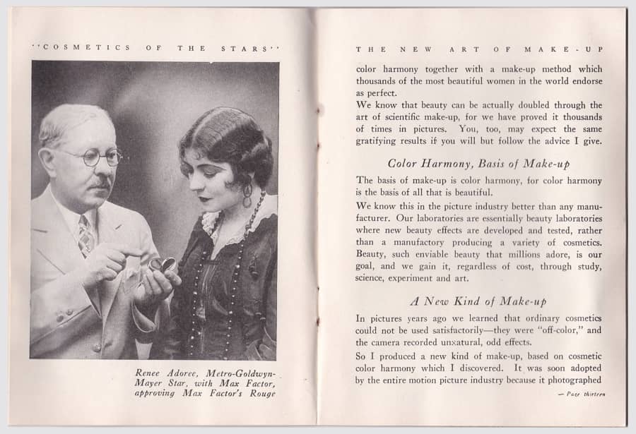 1929 The New Art of Society Make-up pages 10-11