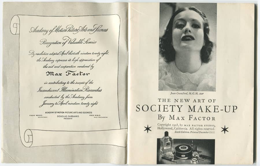 1932 The New Art of Society Make-up page 1