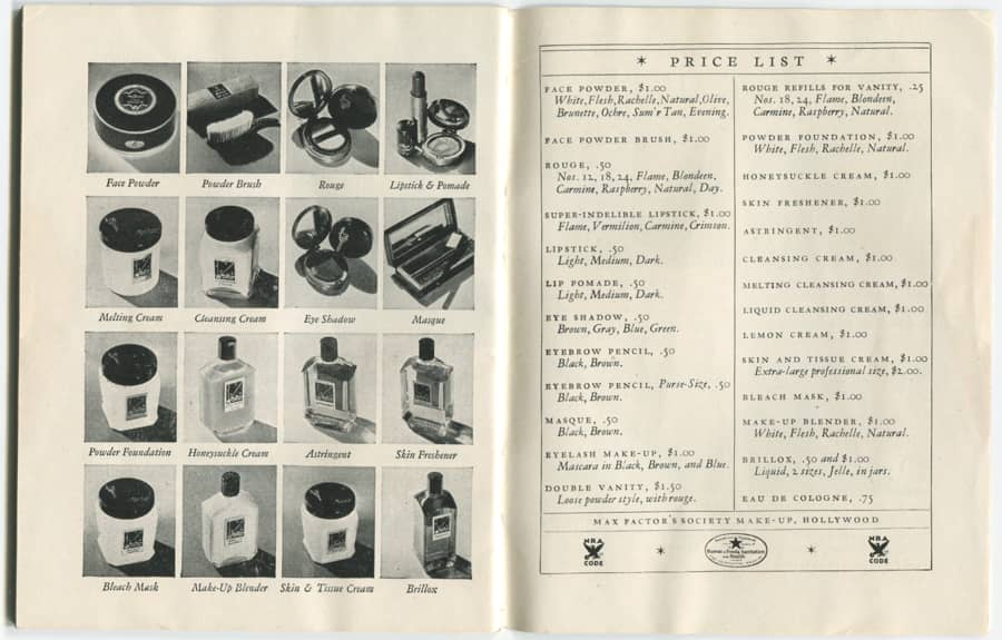 1932 The New Art of Society Make-up pages 42-43