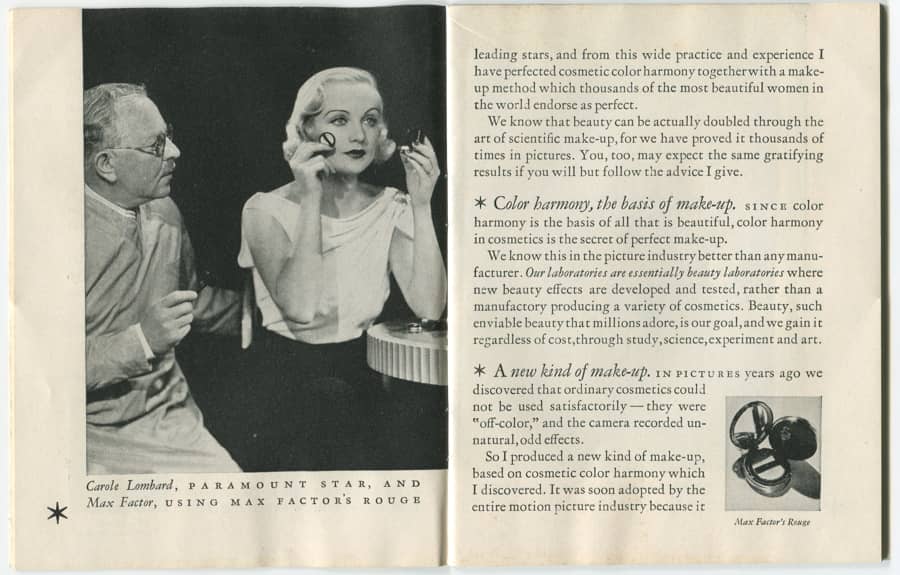 1932 The New Art of Society Make-up pages 10-11