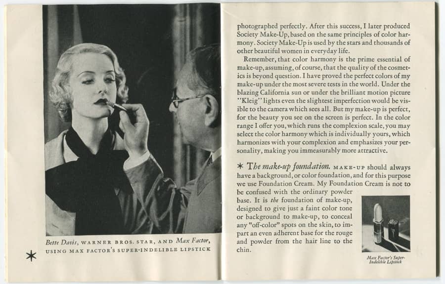 1932 The New Art of Society Make-up pages 12-13