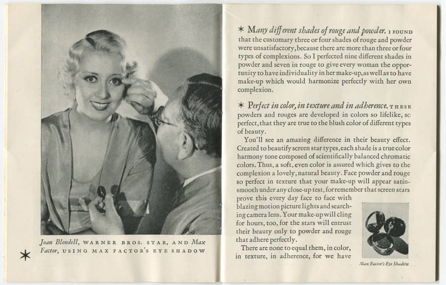1932 The New Art of Society Make-up pages 14-15