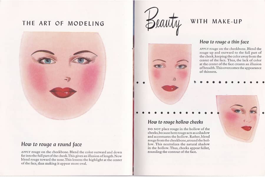 1950 The New Art of Make-up pages 16-17