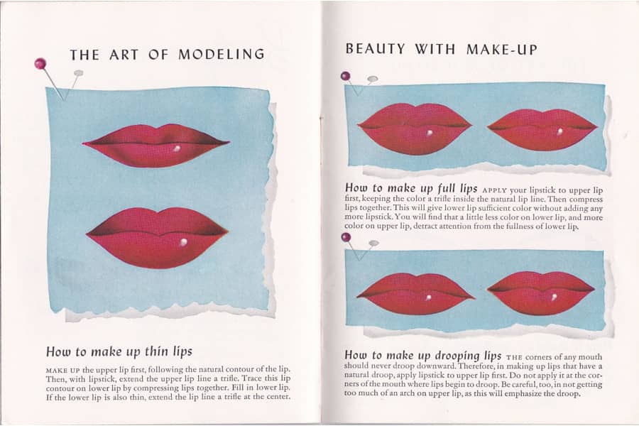 1950 The New Art of Make-up pages 18-19