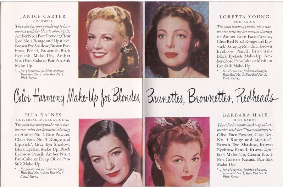 1950 The New Art of Make-up pages 24-25