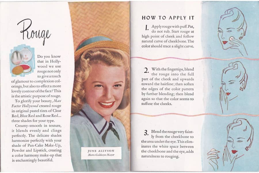 1950 The New Art of Make-up pages 8-9