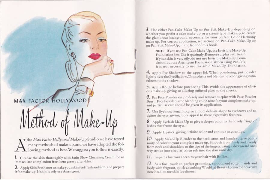 1950 The New Art of Make-up pages 14-15