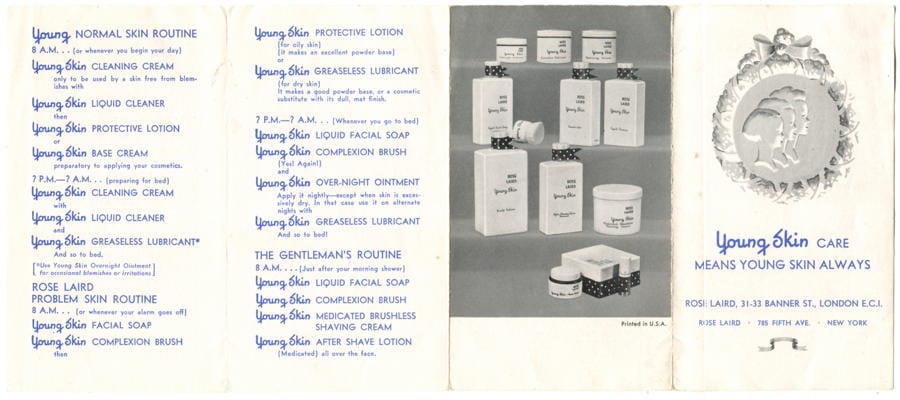 Young skin care means young skin always side 1
