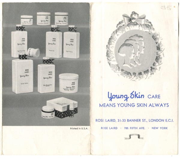 Young skin care means young skin always side 1 panel 1-2