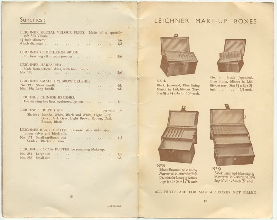 Handbook on Make-Up for Stage and Screen page 16