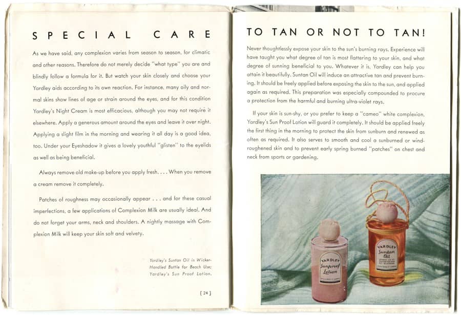 1937 Beauty Secrets from Bond Street pages 24-25