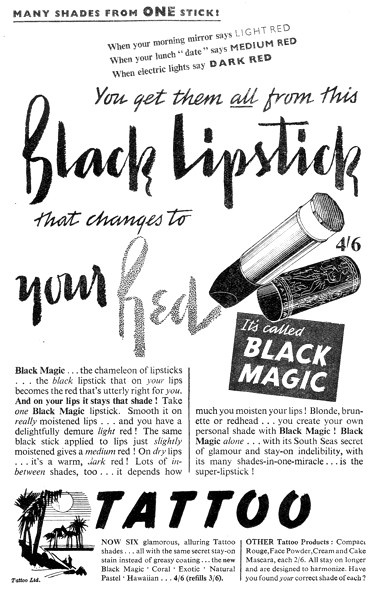 1939 Tattoo Black Magic Lipstick