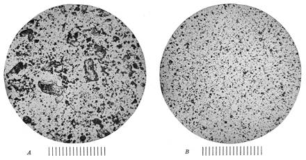 Micronised colour particles