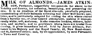 1830 Milk of Almonds