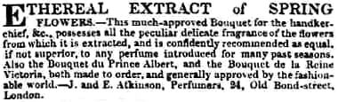 1840 Ethereal Extract of Spring Flowers