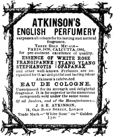 1886 Atkinsons English Perfumery