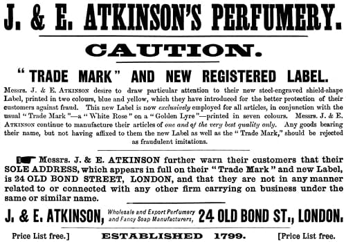1888 Atkinsons Perfumery