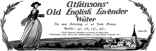 1922 Atkinsons Lavender Water