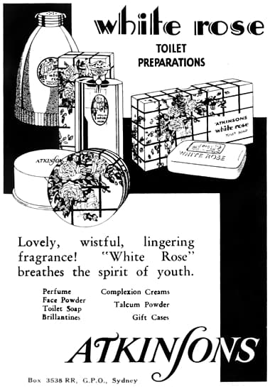 1930 Atkinsons White Rose