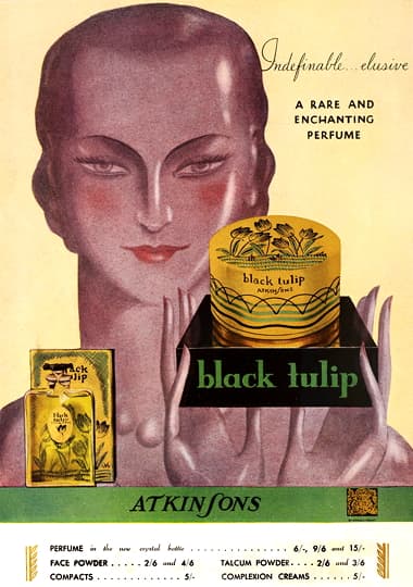 1931 Atkinsons Black Tulip