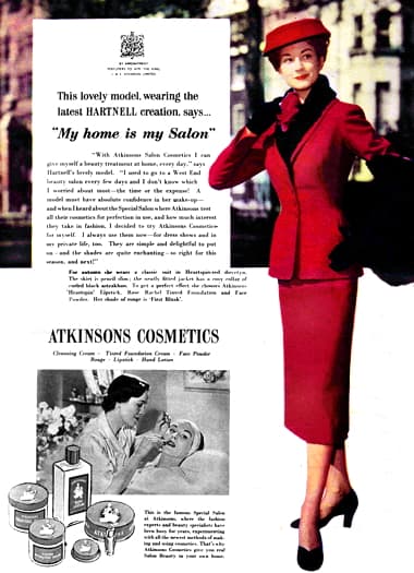1951 Atkinsons Cosmetics