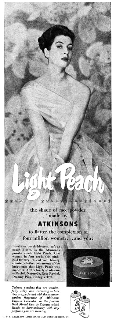 1954 Atkinsons Light Peach