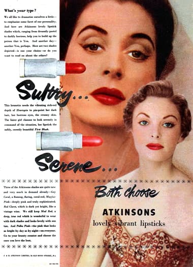 1954 Atkinson Dimplestick Lipstick
