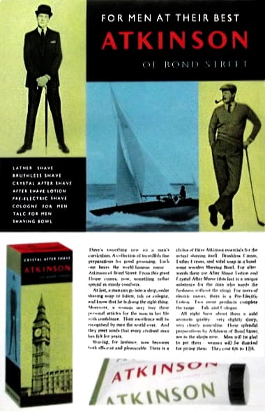 1960 Atkinsons for Men